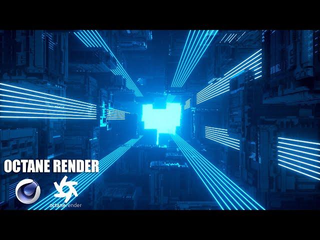 Cinema 4D Tutorial Octane Render - Create Sci-Fi Scene