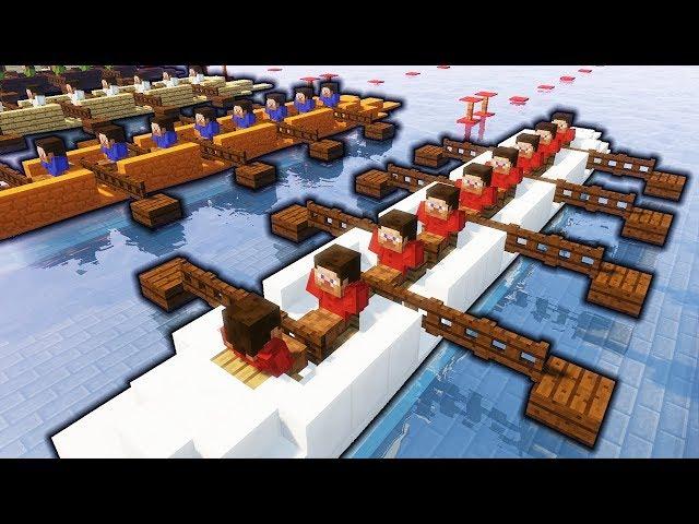 Minecraft - How To Make A Rowing Boat | Tutorial