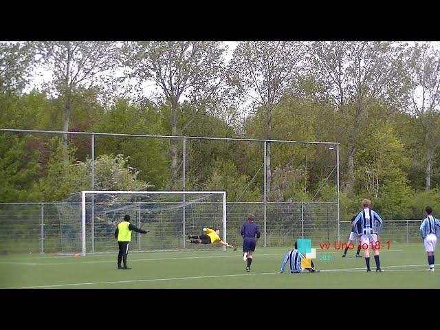 goalkeeper saves Dion Hagman and saying goodbye season vv Uno 2021