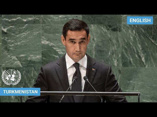  Turkmenistan - President Addresses United Nations General Debate, 78th Session | #UNGA