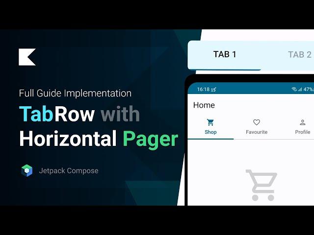 TabRow with Horizontal Pager in 4 Minutes - Jetpack Compose