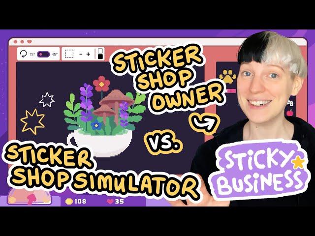 Illustrator Plays STICKY BUSINESS  Self Employed Artist