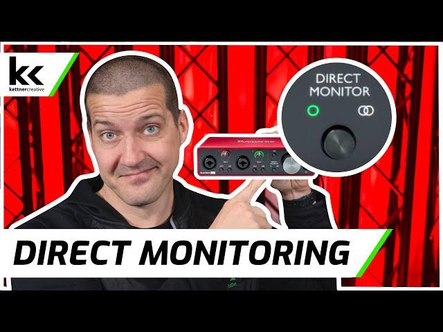 Focusrite Scarlett 2i2 Direct Monitoring Button Explained