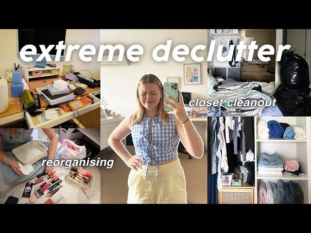 decluttering, organising & deep cleaning my entire apartment