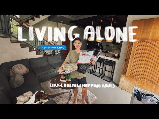 Living Alone Diaries: Huge Package Unboxing + Haul, Visiting Our Old House, & Laundry Area Update 