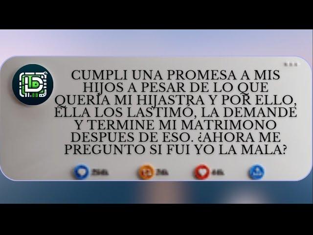Cumpli una promesa a mis hijos a pesar de lo que quería mi hijastra y por ello, ella los lastimó...