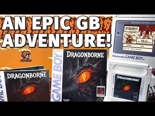 Dragonborne - The New BEST RPG On Game Boy! [Homebrew Review]