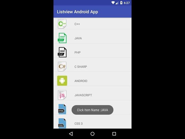 Android Custom ListView with Image and Text