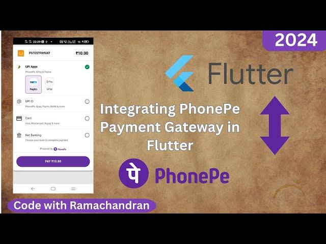 Integrating PhonePe Payment Gateway in Flutter 2024