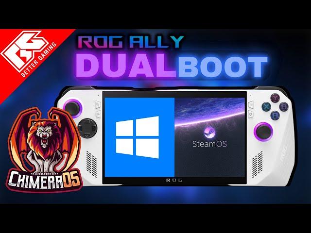 Rog Ally DualBoot Tutorial / How To add Boot Options in Bios [2023]