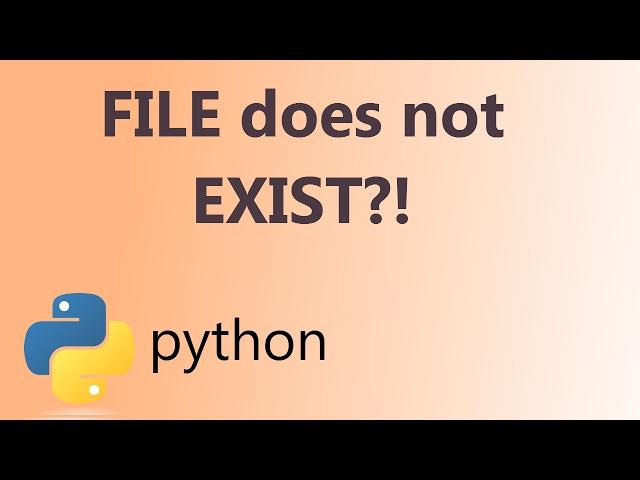 How to Check if a File Exists using Python programming language