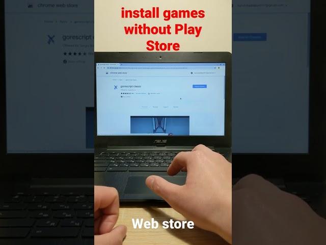 Install games on Chromebook without Google Play #shorts