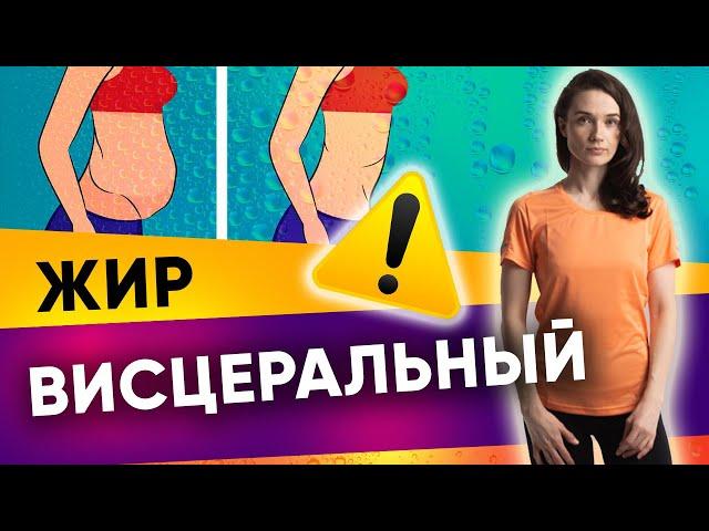 Как избавиться от висцерального жира?| Фитнес-тренер Евгения Кузнецова 12+