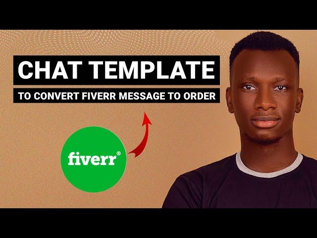 How To Chat With Fiverr Buyer- First order on the sample account