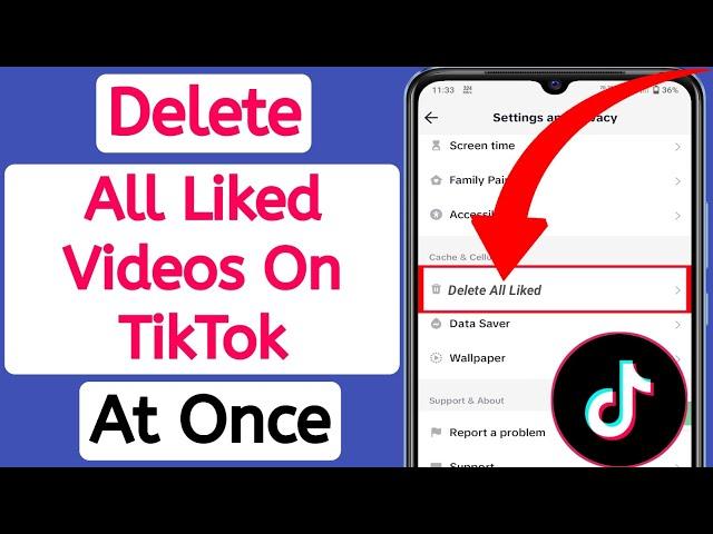 How To Delete All Liked Videos On TikTok At Once | How To Unlike All Your Liked Videos On Tiktok