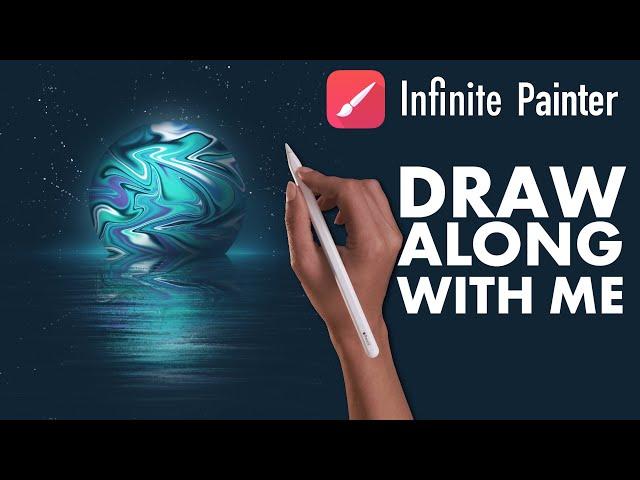 Infinite Painter Tutorial #2 Sinking planet