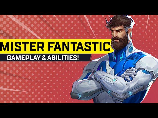 MARVEL RIVALS MR FANTASTIC GAMEPLAY - All Abilities Explained! (Season 1)