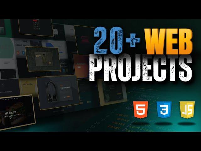 ReactJS & Next.js Preparation | HTML, CSS & JavaScript Tutorial: 20+ Web Projects for Your Portfolio