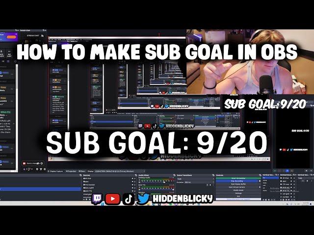 How to add a SUB COUNT to OBS for your TWITCH STREAMS