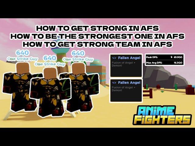 THESE ARE THINGS YOU MUST DO TO GET STRONG IN AFS  | ANIME FIGHTERS SIMULATOR