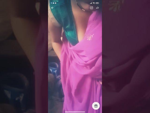 Desi Bhabhi Cleavage body show before taking open bath on Tango live app