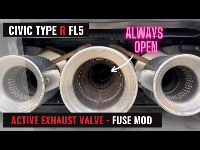 ACTIVE EXHAUST VALVE - FUSE MOD // FL5 CIVIC TYPE R