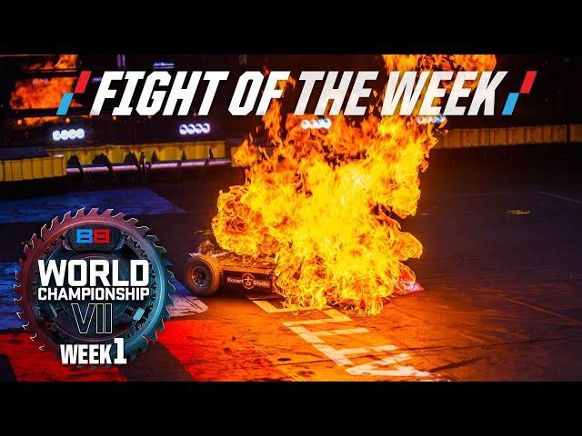 BattleBots Fight of the Week: Free Shipping vs. Gigabyte - from World Championship VII