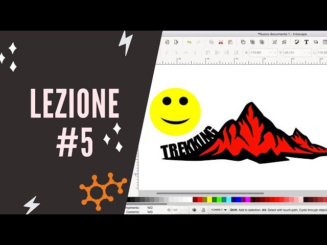 Vettorizza bitmap, testo su tracciato, i livelli | Guida introduttiva ad Inkscape