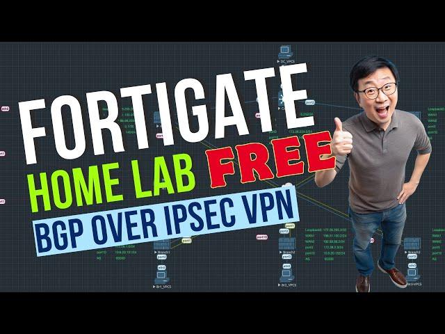 Fortigate Home Lab: Create IPSec VPN Tunnel Using BGP with VTI