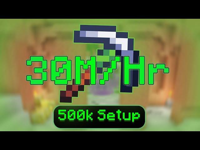 This 500k Setup Makes 30M/HR  | Hypixel Skyblock