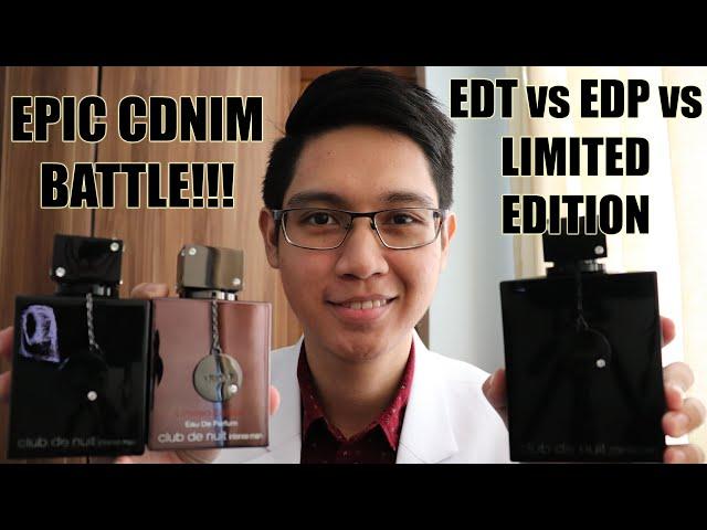 EPIC CDNIM BATTLE!!! Armaf Club de Nuit Intense Man EDT vs EDP vs Limited Edition