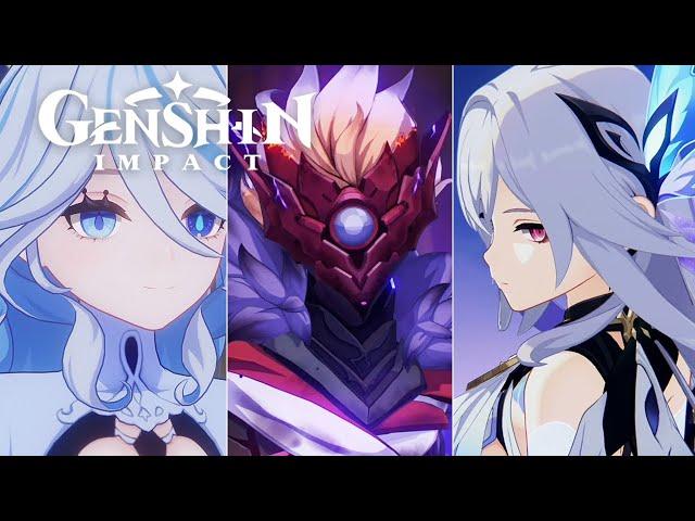 Fontaine 4.2 Archon Quest All Cutscenes Compilation | Act 5 Animations & Cinematics | Genshin Impact