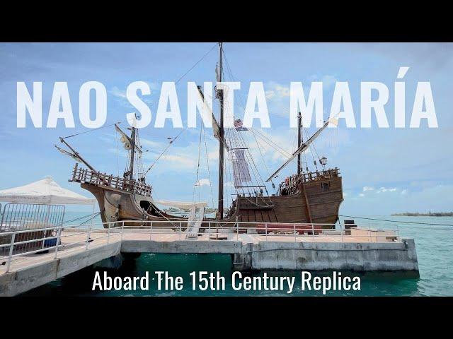 Onboard The Nao Santa María Historic Wooden Sailboat