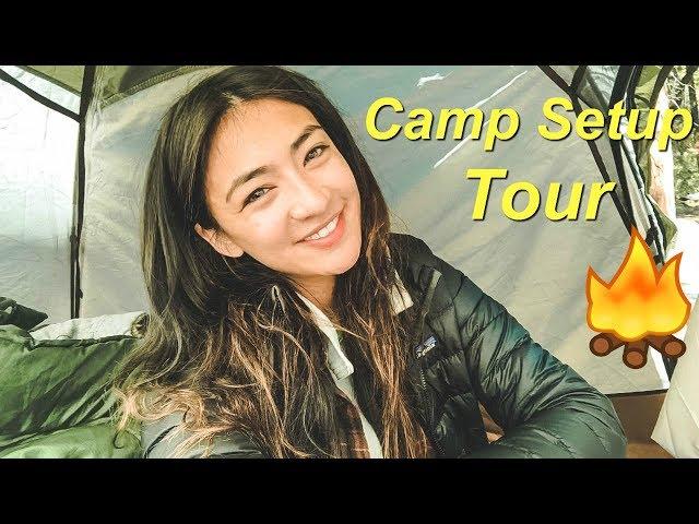 LIVING IN A TENT: My Yosemite Camp Setup Tour | Hobo Ahle