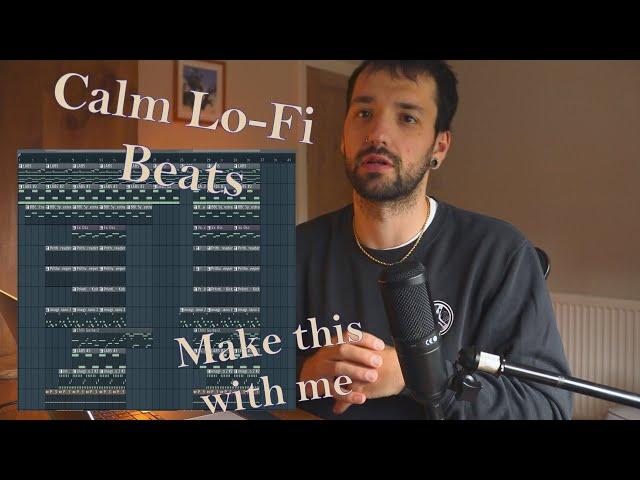 Making a Calm Lo fi Hip Hop Beat in Fl Studio 21 from Scratch | Beat Making Tutorial