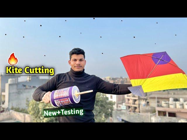 New+Testing Indian Manjha | Kite Cutting | Kite Flying |