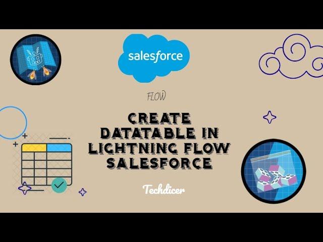 Create Datatable in Lightning Flow salesforce