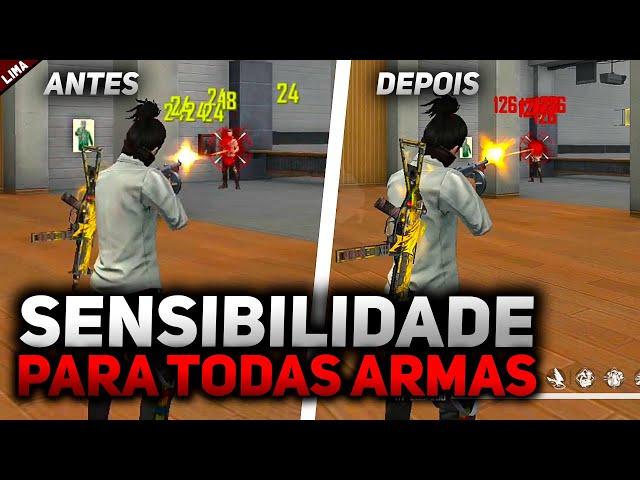 ATUALIZADO!!! SENSIBILIDADE PERFEITA PARA QUALQUER ARMA!! FAÇA ISSO AGORA!!!