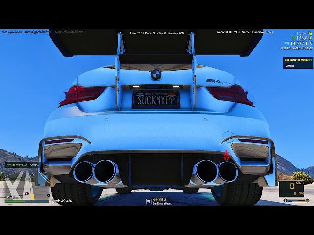 New sound mod for fiveM | Test on a M4 GTS LW.