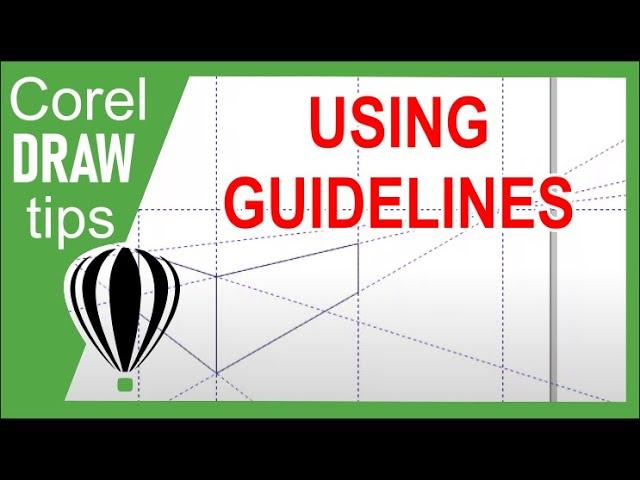 Using guidelines in perspective drawing in CorelDRAW