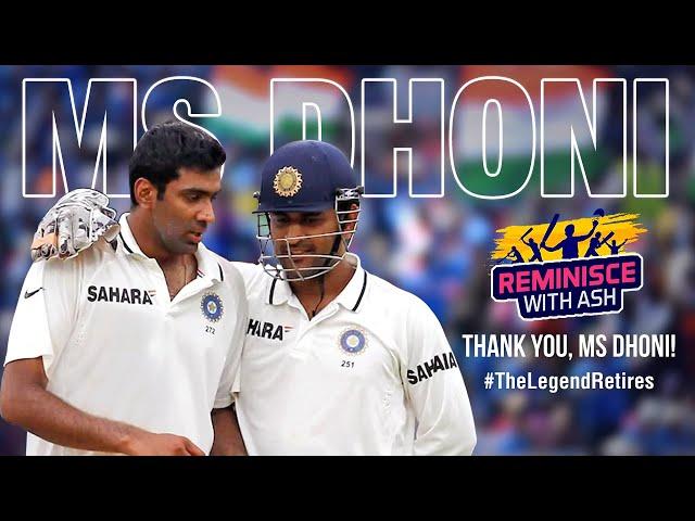 Dhoni & I: Top 5 Moments with MSD | Reminisce with Ash | Dhoni Retires | MS Dhoni | R.Ashwin