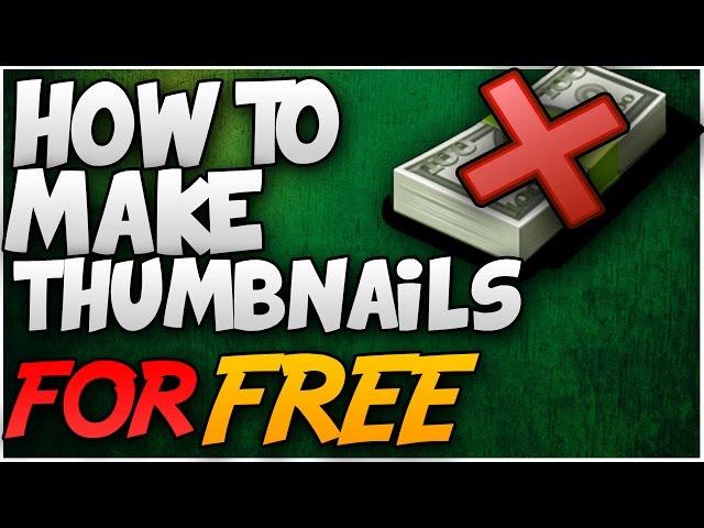 How To Make Thumbnails for Free with Pixlr! 2015/16