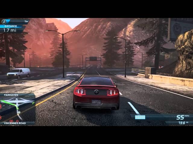 Need for Speed Most Wanted 2012: 60fps upload test footage