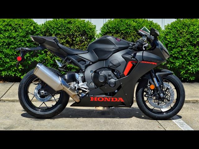 2017 Honda CBR1000RR Review of Specs | CBR Sport Bike / Motorcycle Walk-Around | CBR 1000 RR (Black)