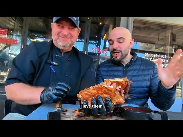 TRIPLE SMASHED CROISSANT BEEF RIB, PORK BELLY AND BURGER