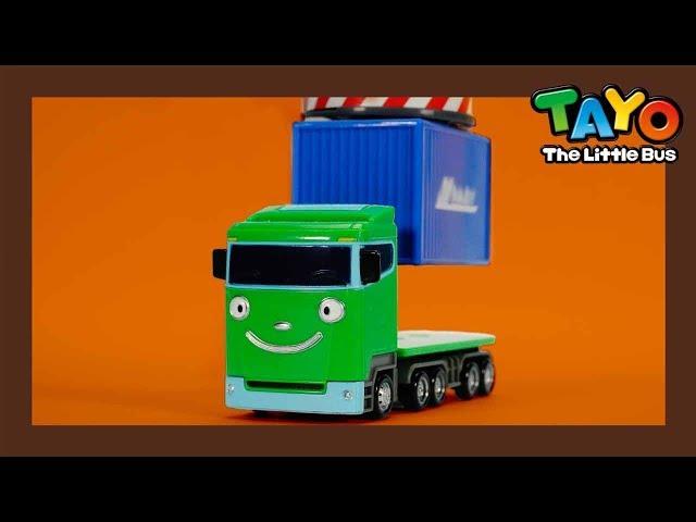 Container truck Big l What does container truck do? l Tayo Job Adventure S2 l Tayo the Little Bus