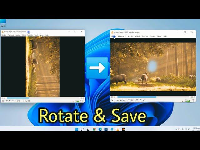 How to Rotate a Video in VLC & Save It