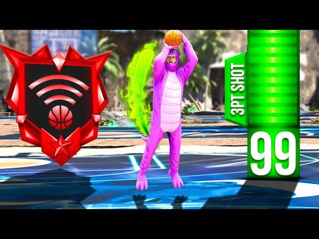 *NEW* Dinosaur Mascot + Legend Limitless Range + 99 3PT Rating = UNLIMITED 3s on 2K25!