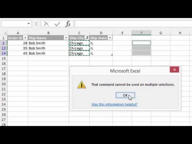 How To Paste to Visible Cells in Excel