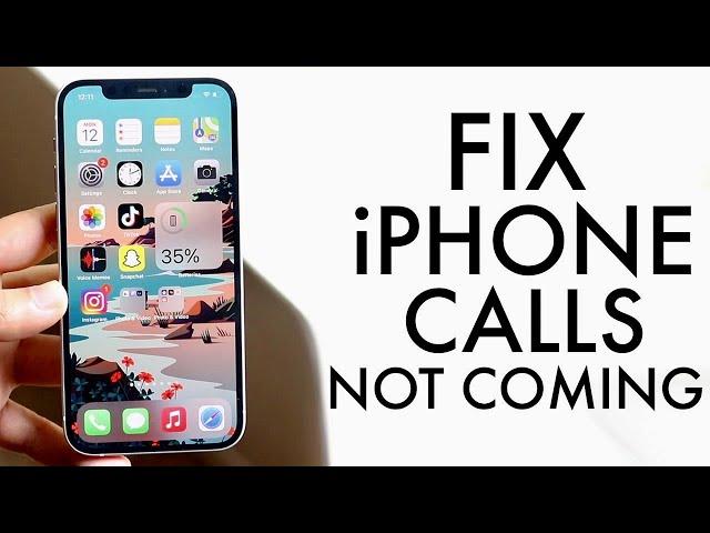 How To FIX Incoming Call Not Showing On iPhone